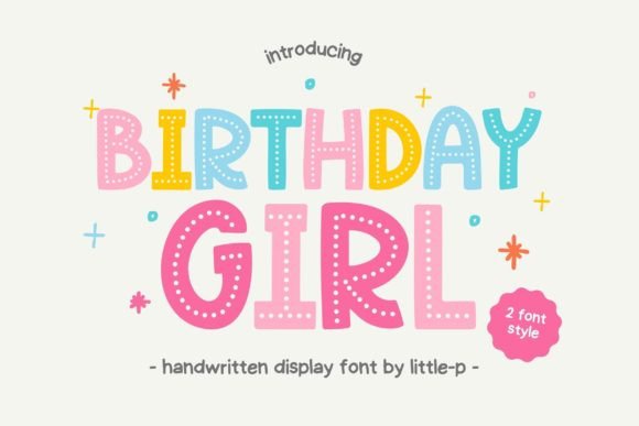 Birthday Girl: A Playful Font for Creative Projects