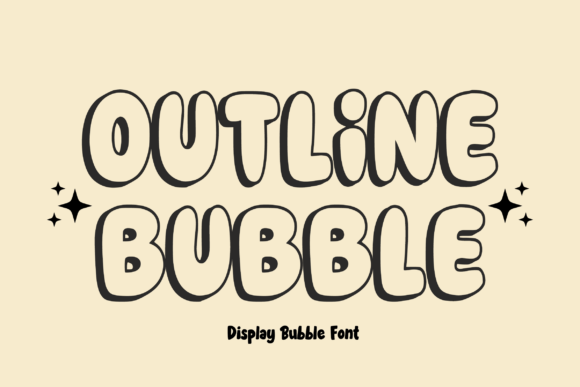 Discover the Friendly Charm of Outline Bubble Font