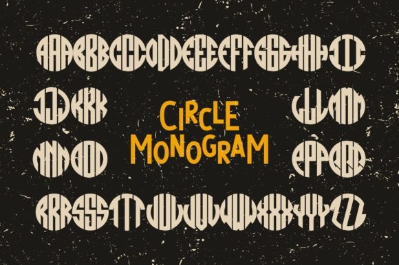 Exploring the Charm of Circle Monogram