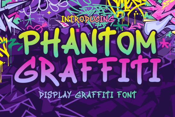 Phantom Graffiti: A Bold Typeface for Urban Visual Storytelling