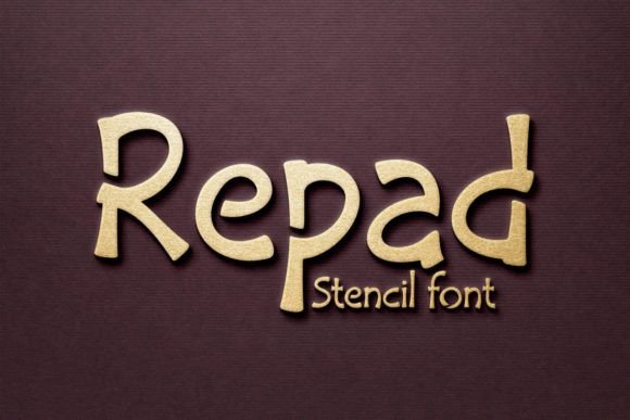 Repad Stencil: A Font Built for Modern Making