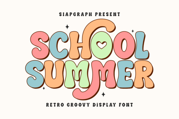 School Summer: A Font That Captures Retro Playfulness