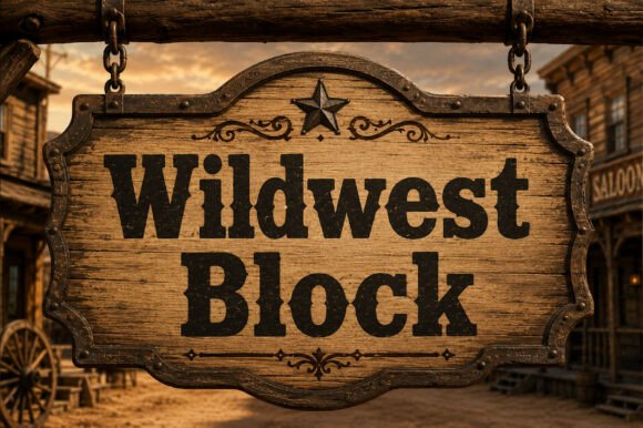 Wildwest Block: A Typeface for Bold, Rustic Branding